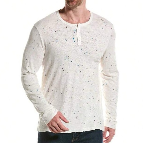 ATMSplatter Long Sleeve Henley